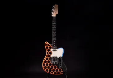 Elektrická kytara z 3D tiskárny