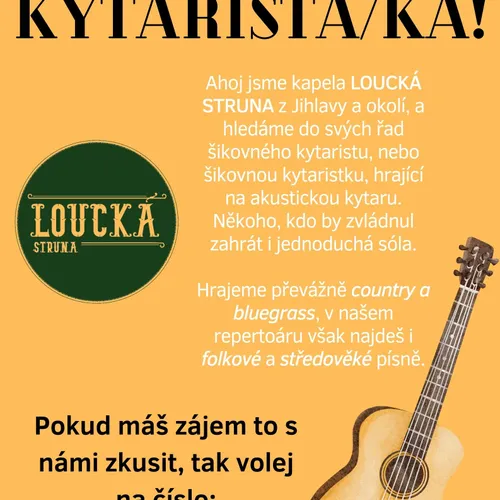 Hledám akustického kytaristu 